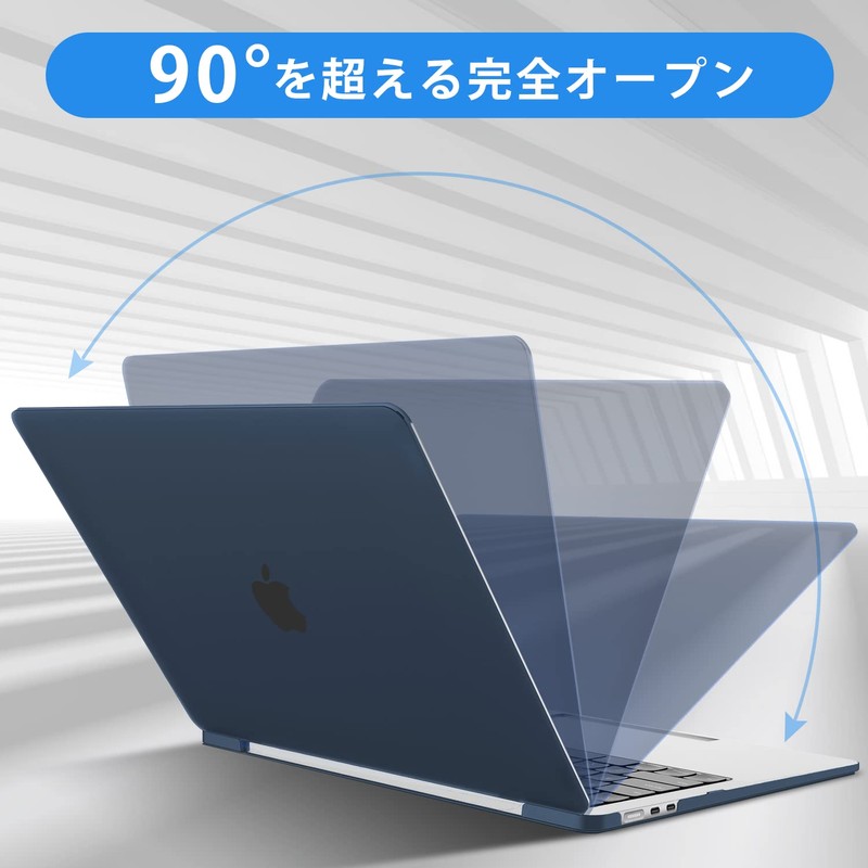 [M3/M2] Haoea MacBook Air 13.6-inch Case Cover Compatible with 2024