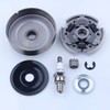 Mtanlo 3/8 Spur Sprocket Clutch Cover Kit for Stihl MS211