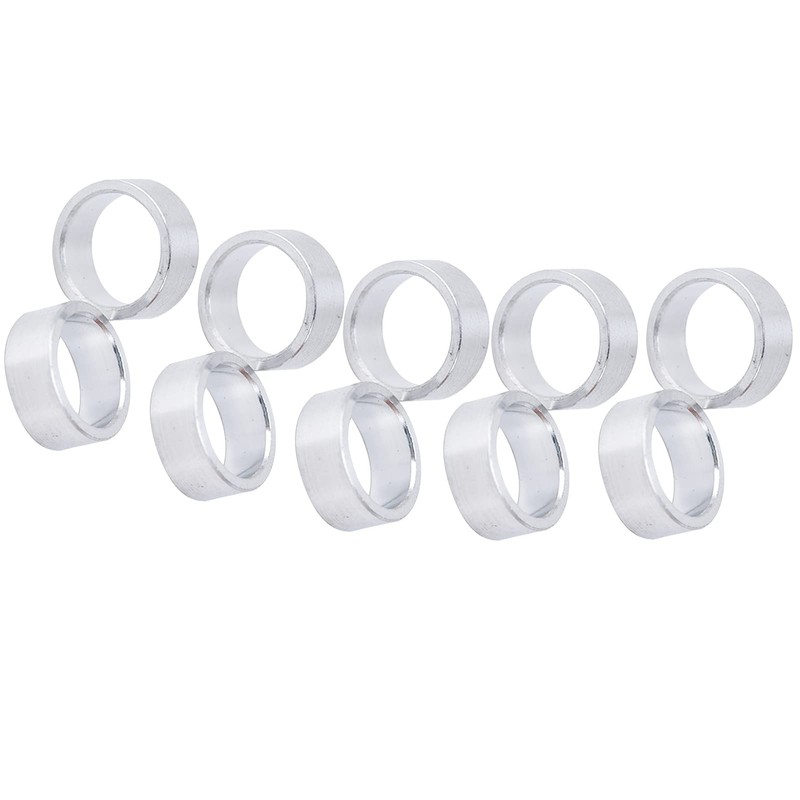 Gind Unthreaded Spacers, Corrosion Resistant Aluminum Alloy Spacers 10 pcs