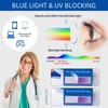 QxAiVMin Oversized Square Reading Glasses, Blue Light Blocking Big Frame
