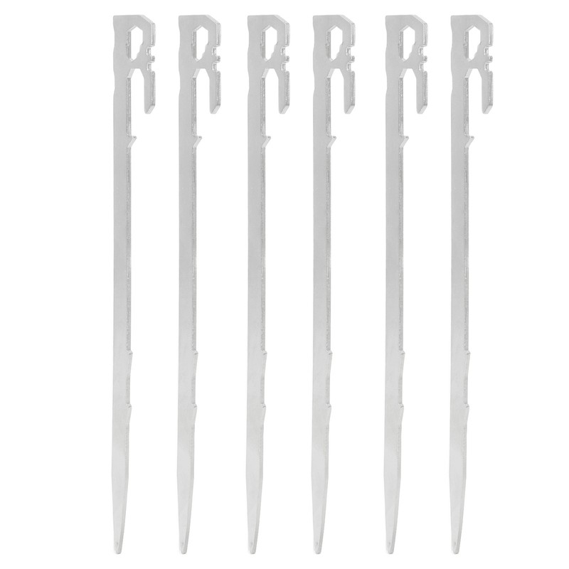 6pcs 420 Stainless Steel Canopy Tent Stakes Thickened High Hardness