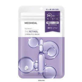 MEDIHEAL 3-Minute Mask 7 Sheets (Retinol), 1 Pack / MEDIHEAL (메디힐) 3미니츠 마스크 7장 (레티놀), 1개