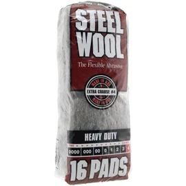 #4 Homax 106607-06 Rhodes American Steel Wool Pad Extra-Course #4, 16-Pack