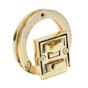 5Pcs Purse Clasp Alloy Material High Hardness Long Service Life