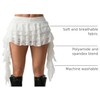 BEAUDRM Women's Y2k Lace Asymmetrical Ruffle Mini Skirt Boho Western