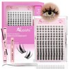 Lash Clusters Kit, DIY Cluster Eyelash Extensions 9‑16mm, 30D+40D+50D, 140pcs