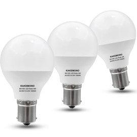 KAKEMONO 12 Volt 1383 1139 RV Led Light Bulbs BA15s 4W 20-99 1141 1156 12V Vanity Replacement for Camper Trailer Motorhomes Marine Boat Interior Lighting, Warm White 3000K,Pack of 3