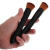 OHPHCALL Elegant Makeup Foundation Brush 2pcs Set Soft Bristles for