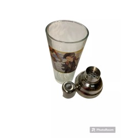 Anne Taintor Stainless Steel Cocktail Martini Shaker Five O'clock Somewhere 5pm