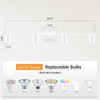 BoostArea 4-Light Track Lighting Kit, Modern Track Lighting Fixtures Ceiling,