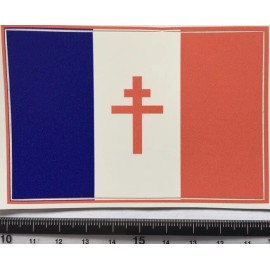 Free France France Libre 1940-1944 vinyl sticker flag