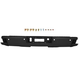 OCPTY Rear Bumper fit for 2014-2018 for Chevy Silverado 1500 for GMC Sierra 1500 w/Park(Texture Black)