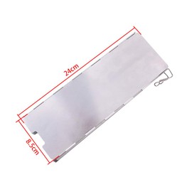 Mintice 12 Plate Outdoor Aluminium Wind Protection Foldable Windscreen Camping Stove Burner Windshield Outdoor Camping Hiking Stove Picnic BBQ Cooking Gas Stove Windproof