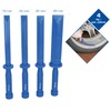 BRILLIANT TOOLS BT691150 Plastic Scraper Set, 4-Piece [Powered by KS
