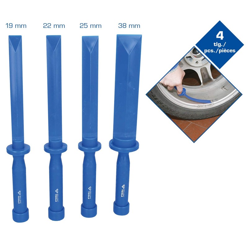 BRILLIANT TOOLS BT691150 Plastic Scraper Set, 4-Piece [Powered by KS