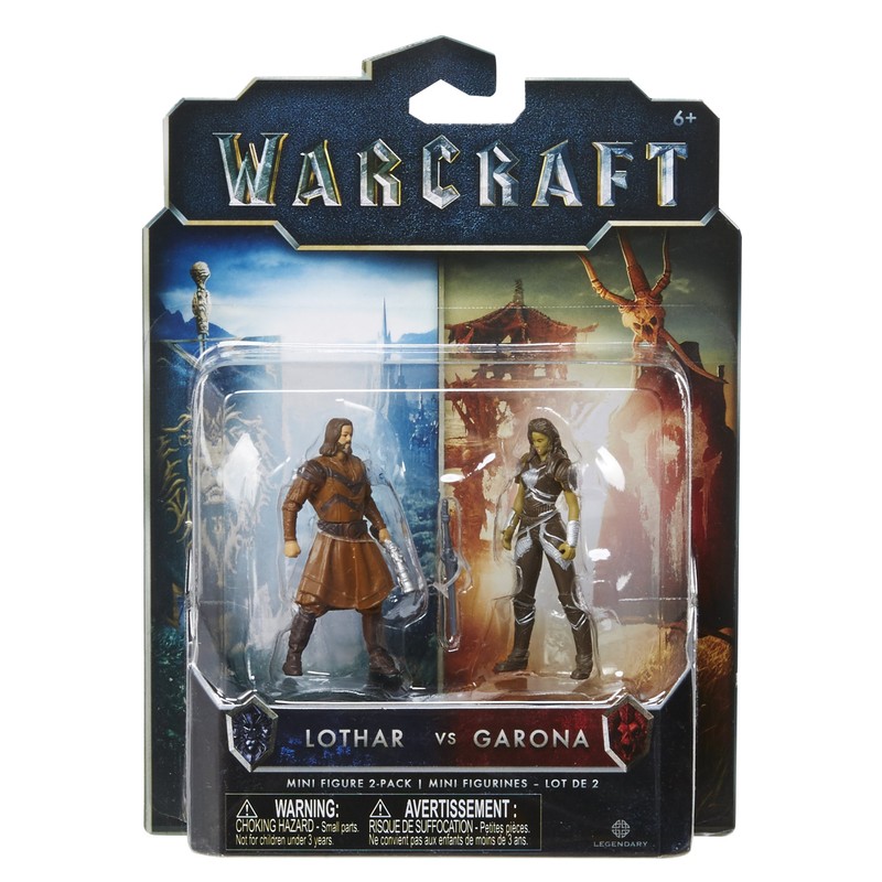 Warcraft Mini Figure Garona & Lothar Civilian Action Figures (2