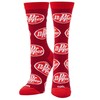 Cool Socks - Dr Pepper Retro Logo Crew Socks, Medium