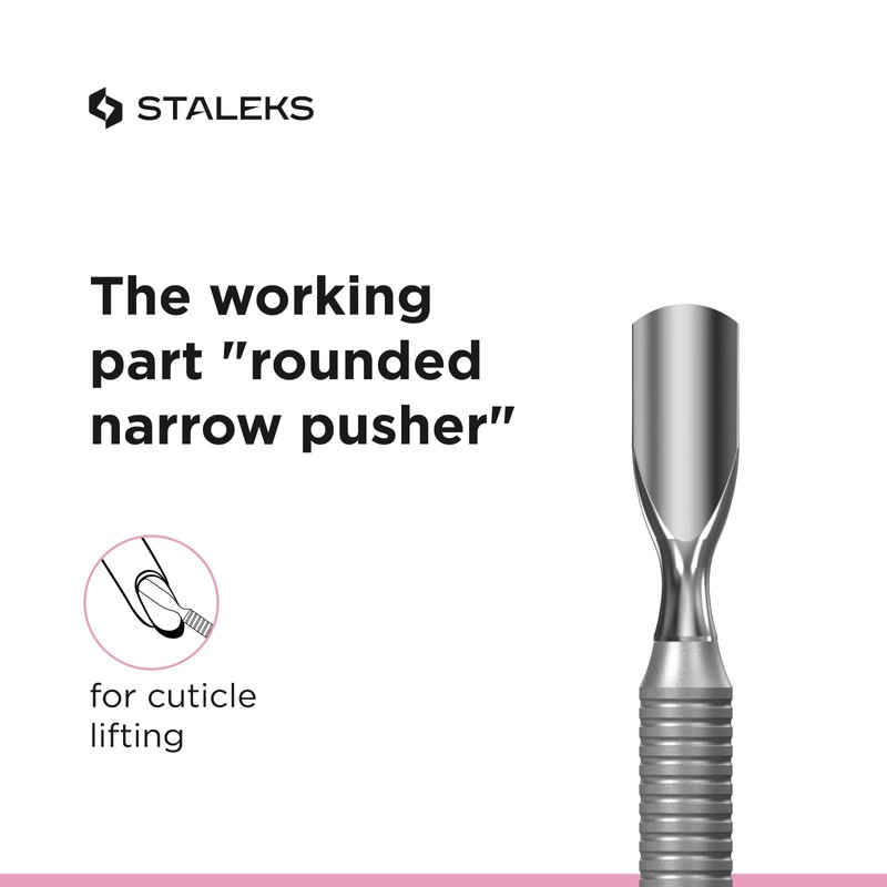 STALEKS Beauty & Care 30 Type 1 Cuticle Pusher (Rounded