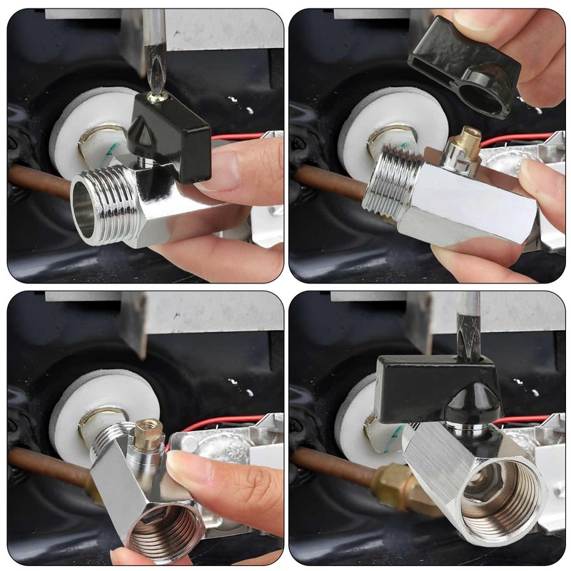 FOWSRHRG 1/2" RV Hot Water Drain Valve - Water Heaters