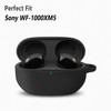Geiomoo Silicone Case for Sony WF-1000XM5, Protective Cover with Carabiner