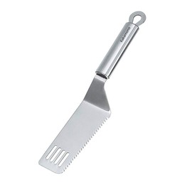 Servidor de pastel dentado y cortador de tartas, espátula de glaseado en ángulo de acero inoxidable, cortador de pasteles