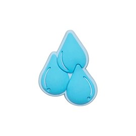 Crocs - Dijes unisex para zapatos Jibbitz para adultos, diseño natural y exterior, para niñas y niños, Raindrop, Talla unica