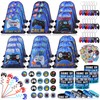 140 Pcs Video Game Party Favors Gamer Birthday Supplies
