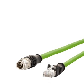 SENSOR CABLE, M12 PLUG 8POS-RJ45, 2M 142M2X15020 By METZ CONNECT