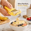 Stainless Steel Banana Slicer for Kitchen Food Prep – Quick