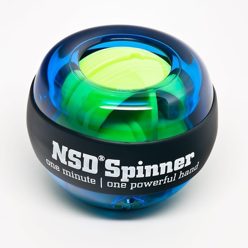 NSD Essential Crystal Spinner Gyro Ball | Grip Strengthener for