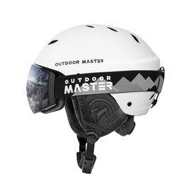 OutdoorMaster Ski Helmet Set,Kelvin Ski Helmet with Ski Goggles PRO - Snowboard Helmet Set for Men, Women & Youth