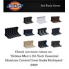 Dickies - Calcetines para hombre con control de humedad Dri-Tech,