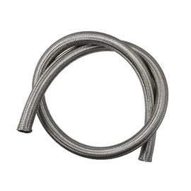 ACROPIX 1 Meter 10AN Car Fuel Hose AN10 5/8" Braided Stainless Steel CPE Oil Fuel Gas Line Hose - Pack of 1