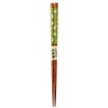 Kawai 802831 Octagonal Chopsticks Moon Rabbit Green Size: Approx. 8.9