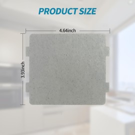 4 PCS Waveguide Cover, Microwave Wave Guide Cover Replacement, Universal Mica Sheets for Microwaves Oven & Toasters, Easily Cut to Fit