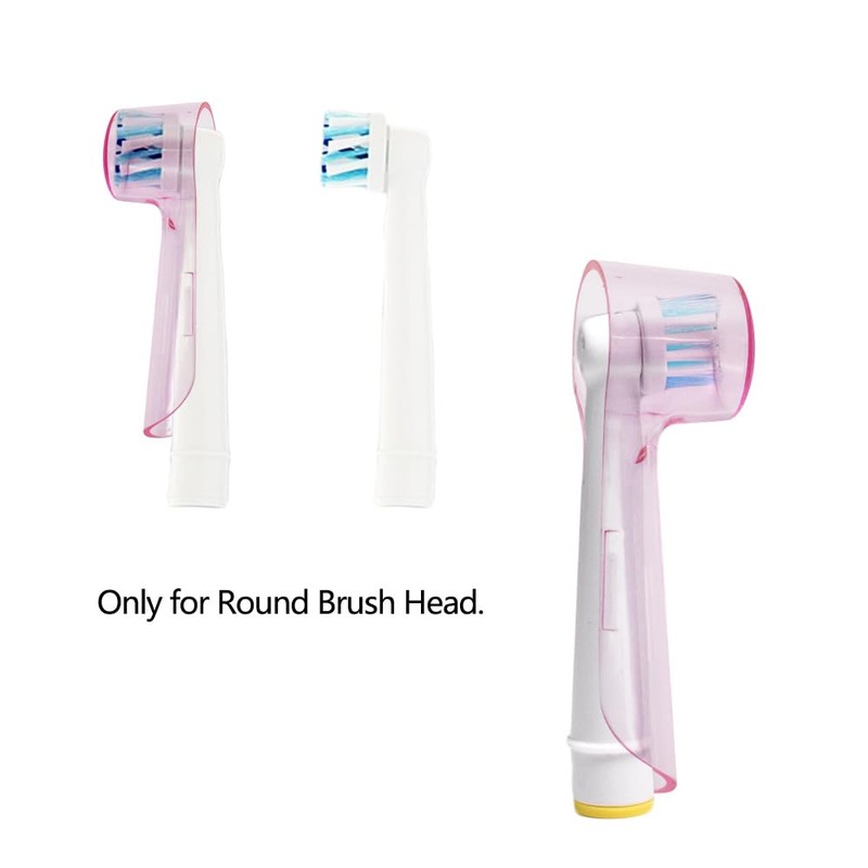 2 Pack Toothbrush Covers Compatible with Oral-B Replacement Heads, Electric