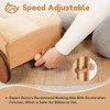 Woodtoe Wooden Baby Walker, Adjustable Speed Baby Push Walker, Montessori