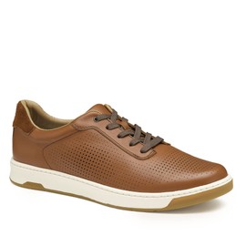 Johnston & Murphy Men's Daxton U-Throat Tan Full Grain 10.5 M US