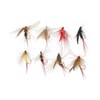 40Pcs Fly Fishing Flies Kit Stainless Steel with Box Lures
