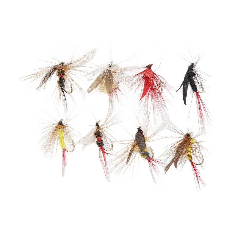 40Pcs Fly Fishing Flies Kit Stainless Steel with Box Lures