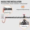 VEVOR Self-Regulating Pipe Heating Cable, 12FT 5W/FT Heat Tape for