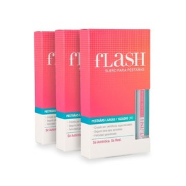 Paquete 3x2 Suero Amplificador de Pestañas Flash 2 ml