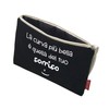 Hello-Bags. Necessaire/pochette. Esterno: 100% cotone. Con cerniera interna e fodera.