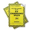 5 X EV Parking Stickers for Charger Blocking ICE Vehicles