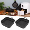 2 PCS Fryer Silicone Basket Nonstick Silicone Pot Fryer Liners