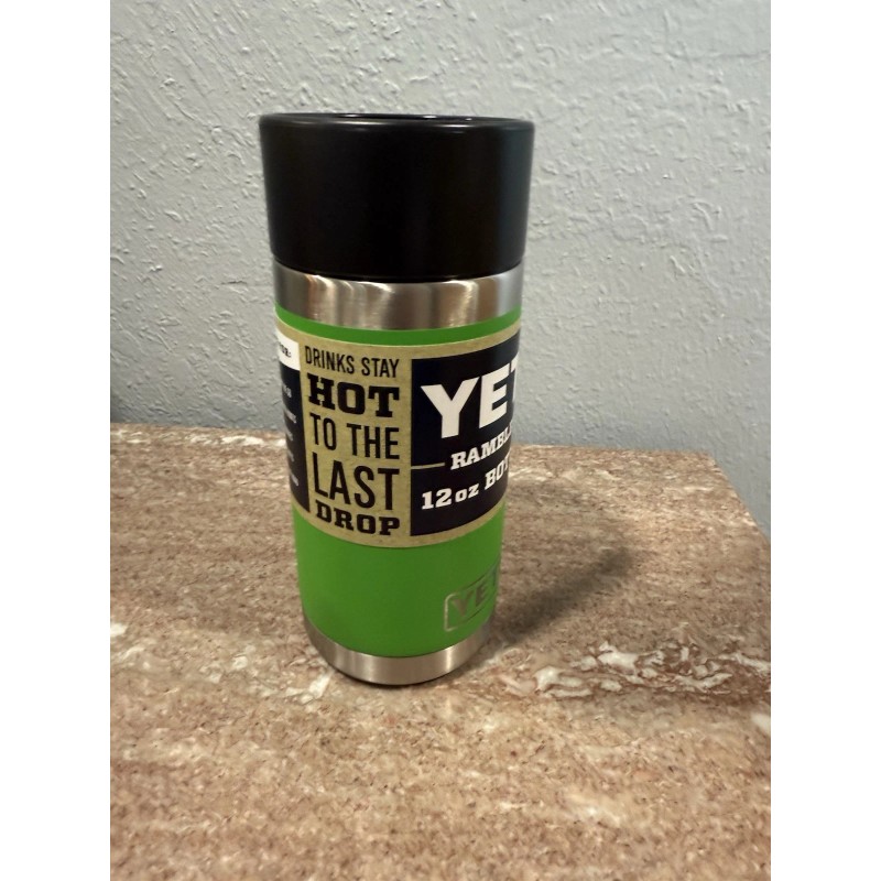 Yeti Rambler 12 oz Hot Shot Coffee Bottle Canopy Green