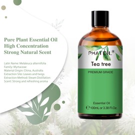 PHATOIL Tea Tree Essential Oil 3.4 fl oz (100 ml) Essential Oil Aroma Oil Gift