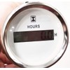 BLUERICE 52MM 2" Hour Meter Gauge Red Backlight for Marine