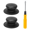 Pack of 2 Pot Lid Handles, Pot Lid Knobs, Universal