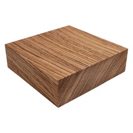 Barrington Hardwoods Zebrawood Lumber Bowl Blank - (2" x 8" x 8")
